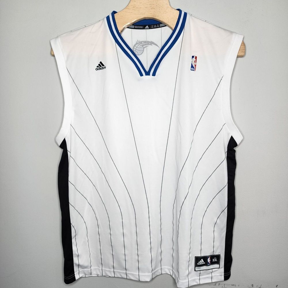 Adidas Mens Blank Orlando Magic Jersey Size 2XL NBA White READ